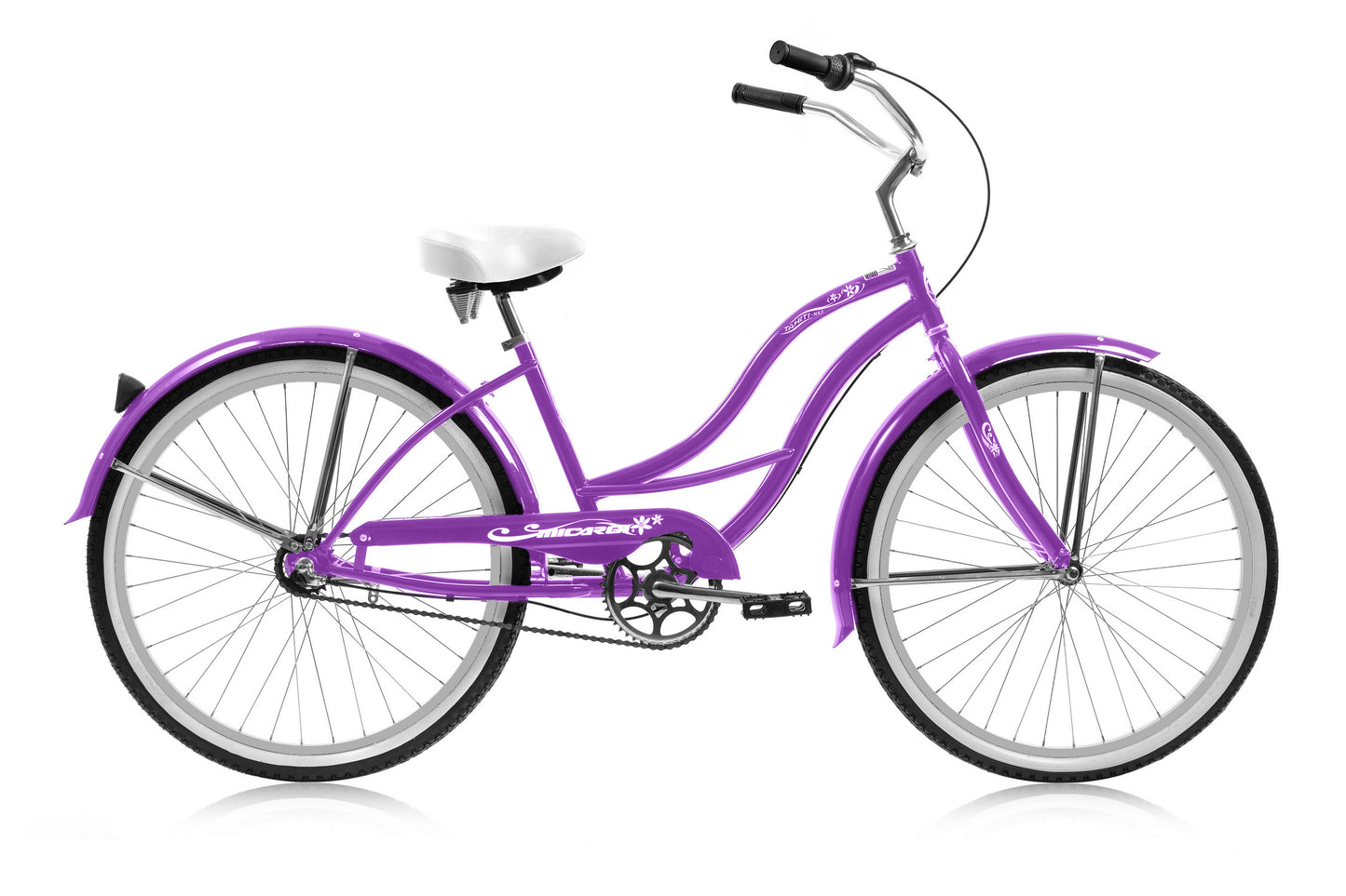 Micargi 24" TAHITI NX3 bike - Purple | Cruiser Bike | Bike Lover USA