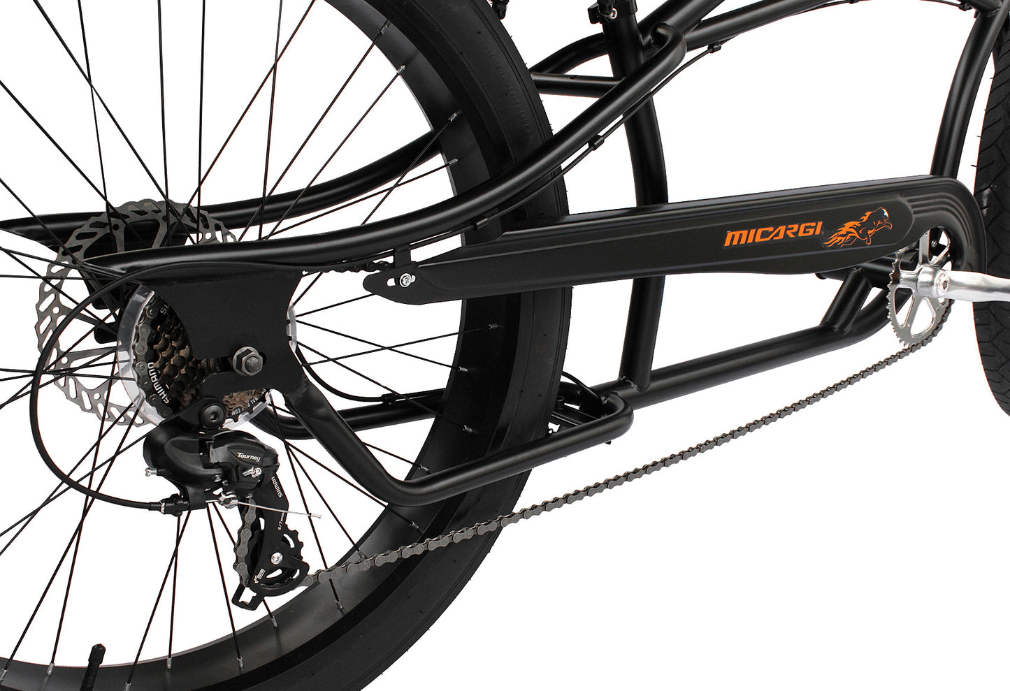 Micargi 26" SEATTLE SS 7SP - Matte Black