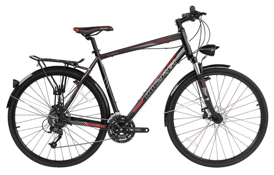 Micargi CROSS 1.0 HYBRID Sizes: 56cm Frame: 6061 Aluminum Fork - Black