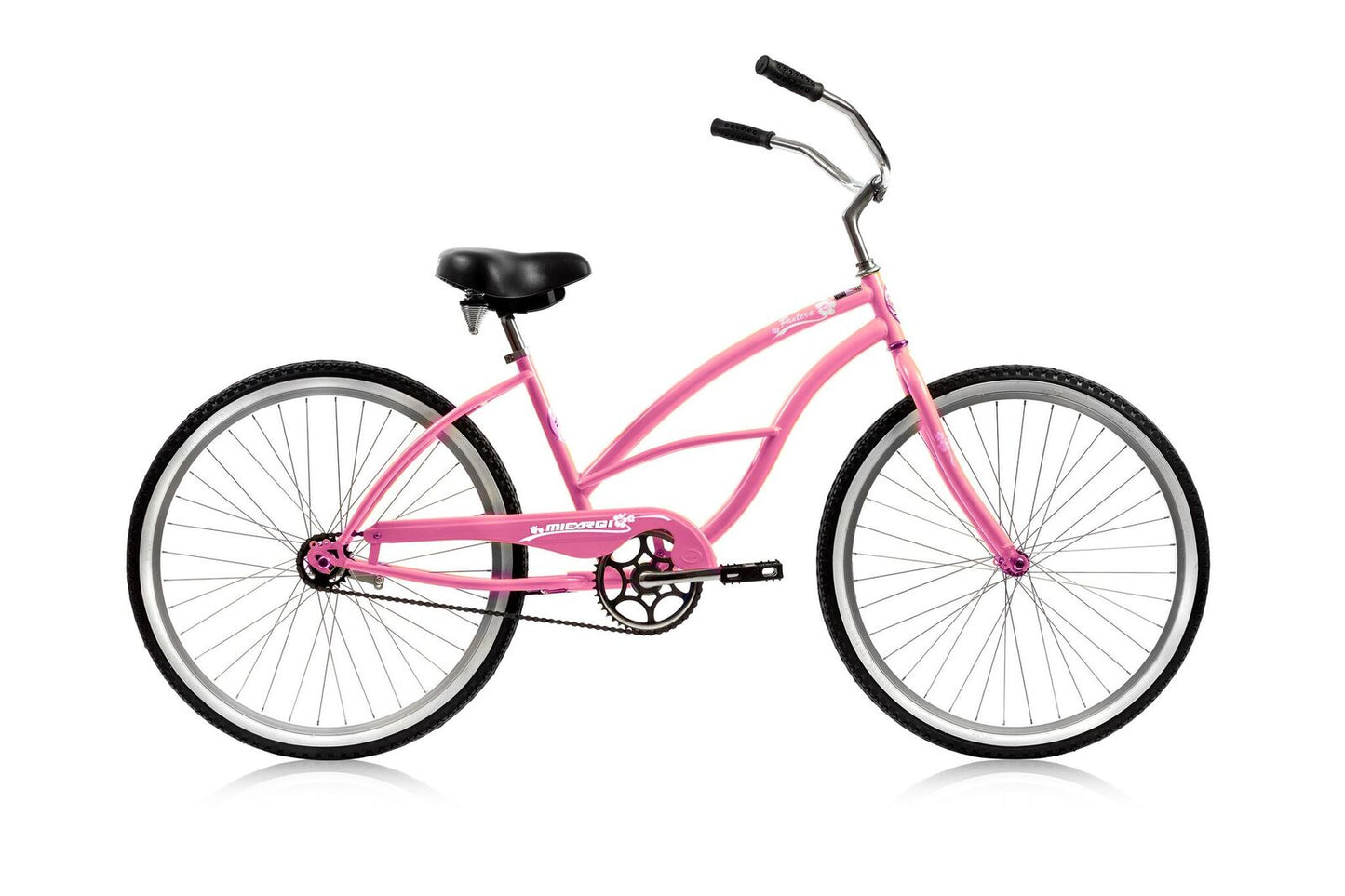 Micargi 26" Cantilever Steel Frame Cruiser w/ Coaster Brake -Pink