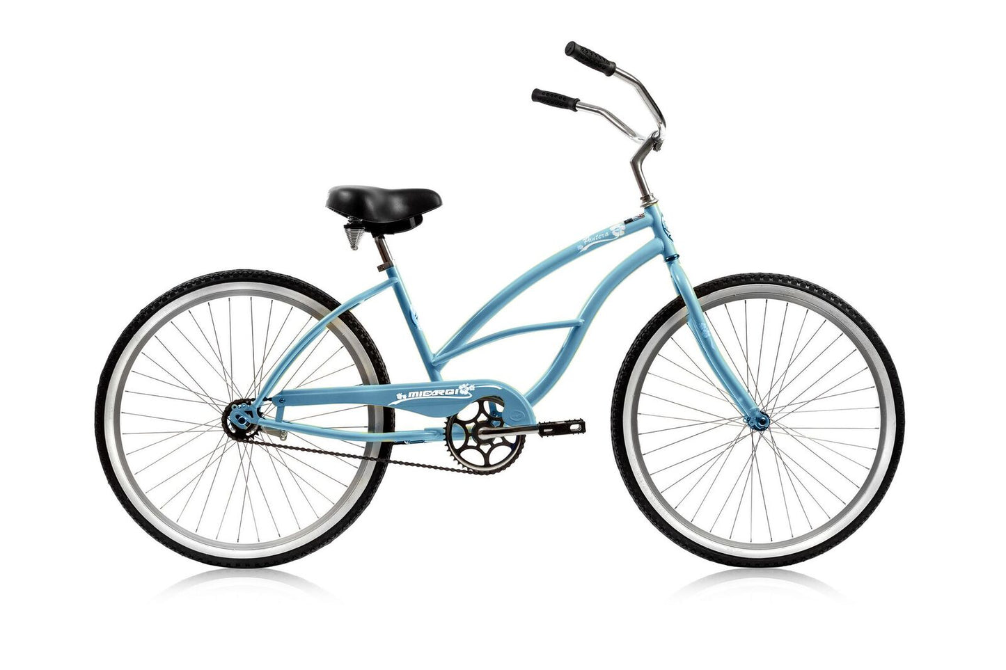 Micargi 26" Cantilever Steel Frame Cruiser w/ Coaster Brake-Babyblue