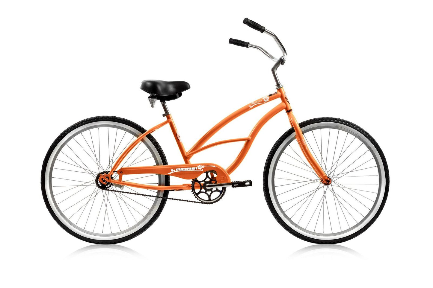 Micargi 26" Cantilever Steel Frame Cruiser w/ Coaster Brake -Orange