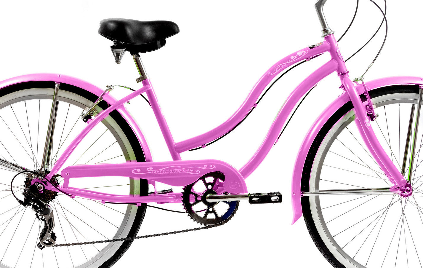 Micargi 26" PANTERA 7SP - Pink | Cruiser Bike | Bike Lover USA