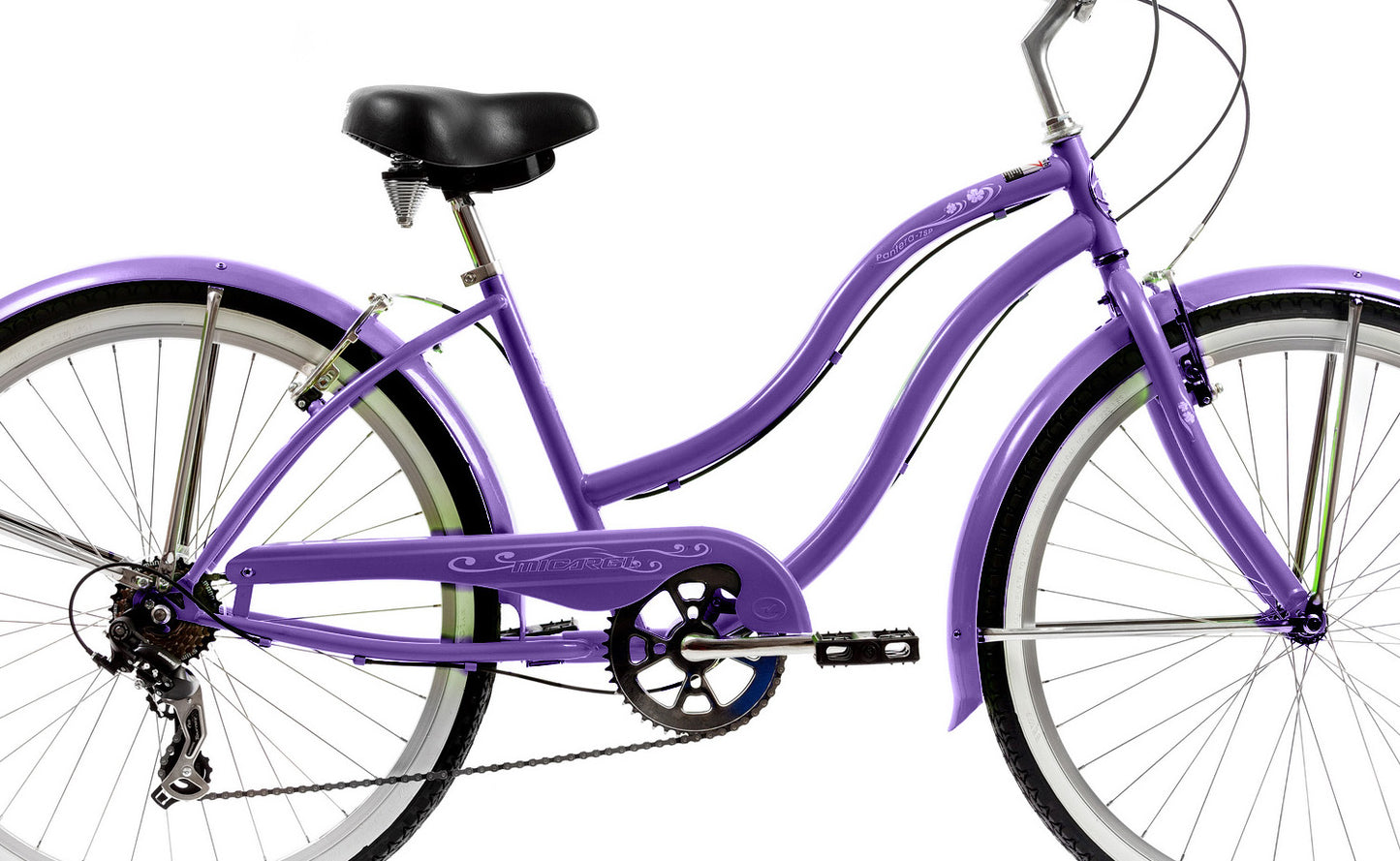 Micargi 26" PANTERA 7SP - Purple | Cruiser Bike | Bike Lover USA