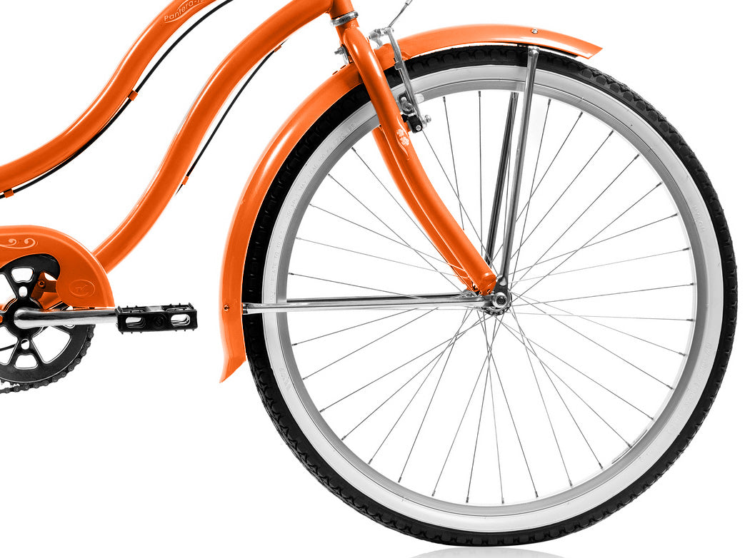Micargi 26" PANTERA 7SP - Orange | Cruiser Bike | Bike Lover USA