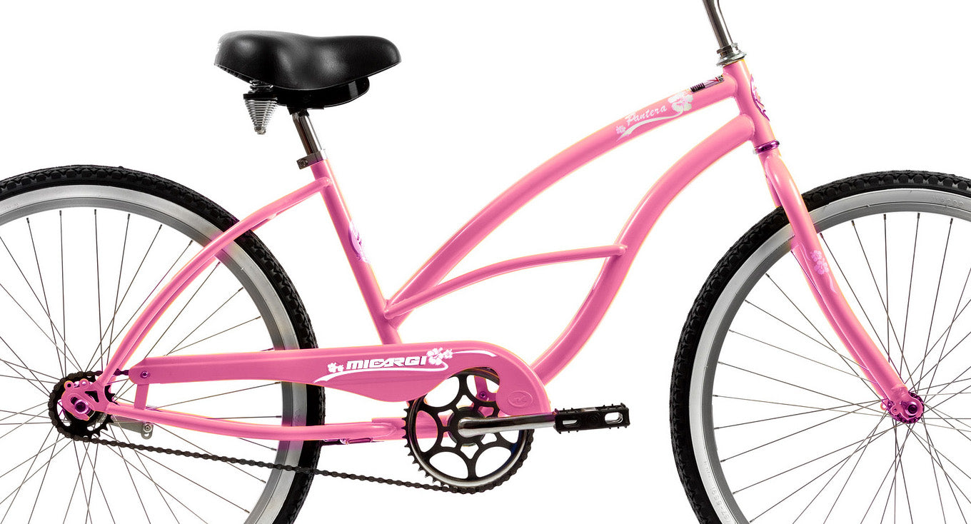 Micargi 26" Cantilever Steel Frame Cruiser w/ Coaster Brake -Pink