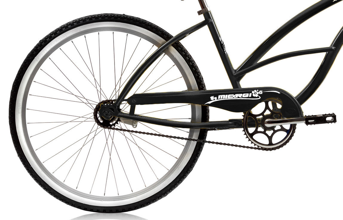 Micargi 26" Cantilever Steel Frame Cruiser w/ Coaster Brake-Black