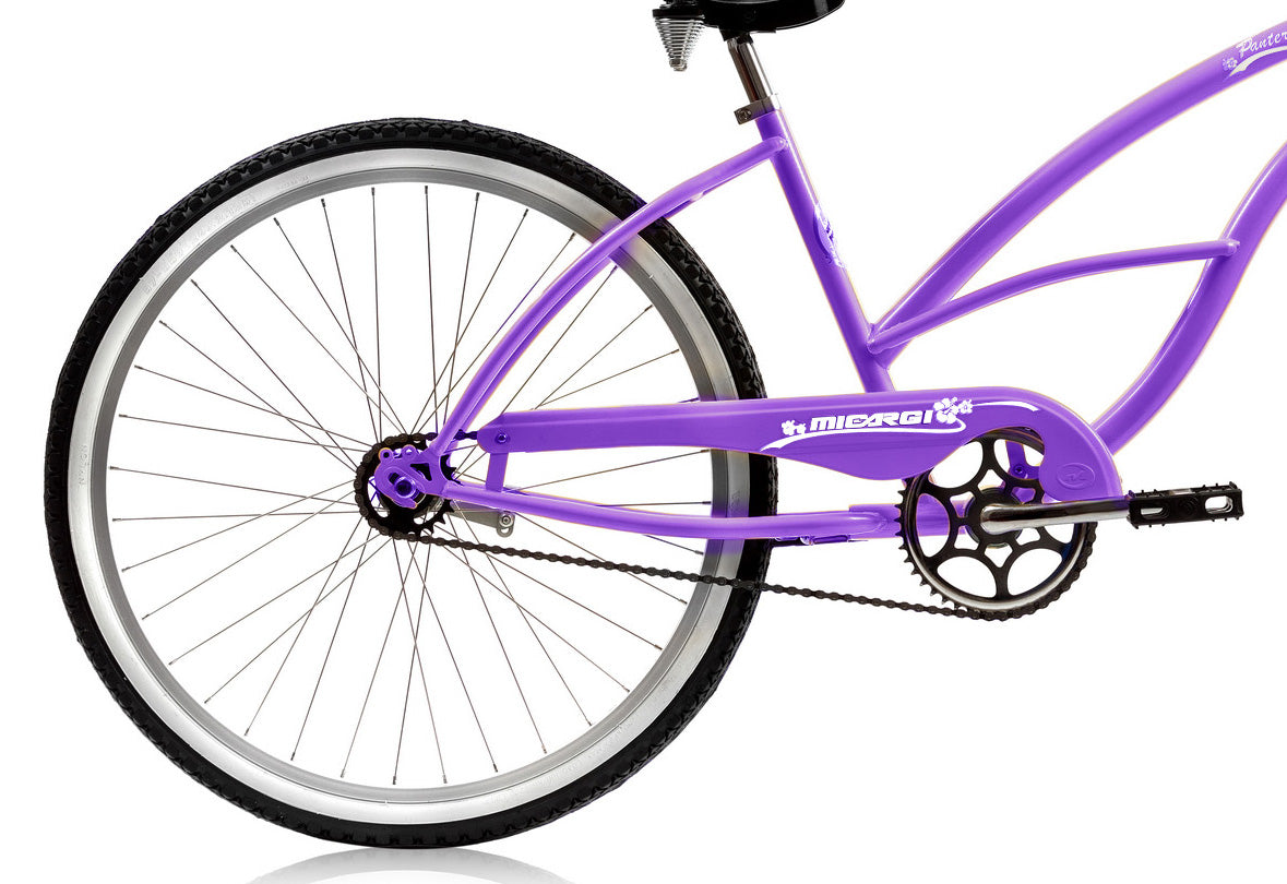 Micargi 26" Cantilever Steel Frame Cruiser w/ Coaster Brake -Purple