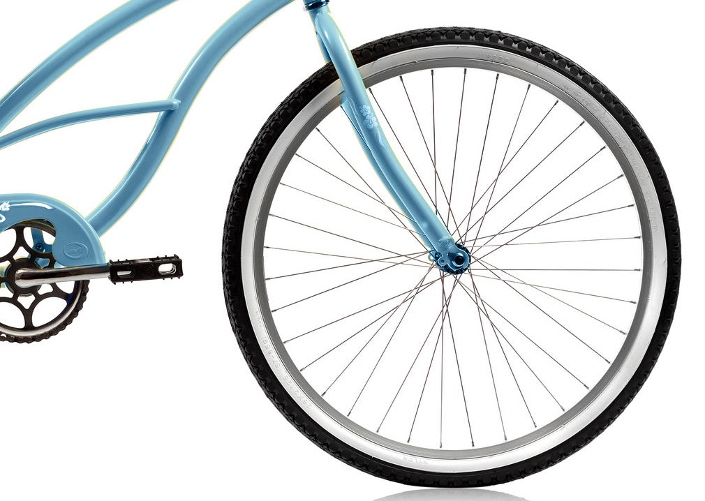 Micargi 26" Cantilever Steel Frame Cruiser w/ Coaster Brake-Babyblue