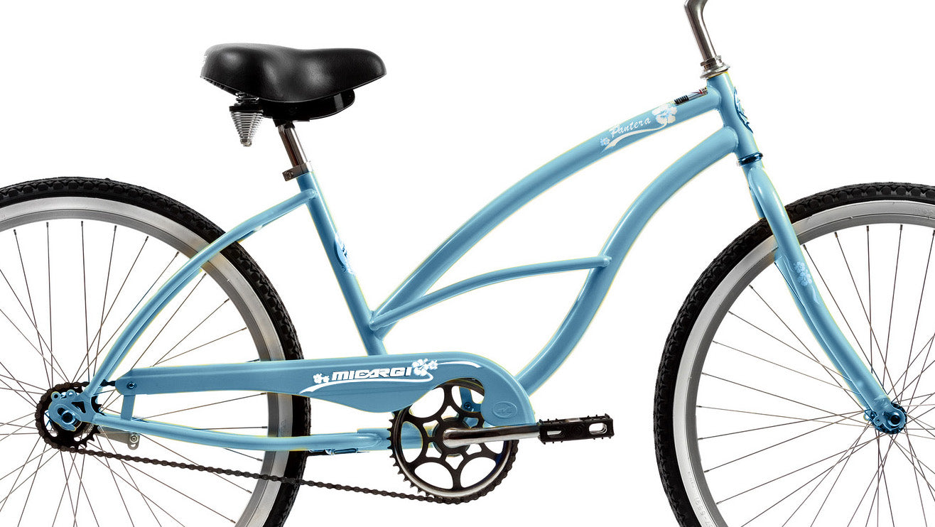 Micargi 26" Cantilever Steel Frame Cruiser w/ Coaster Brake-Babyblue