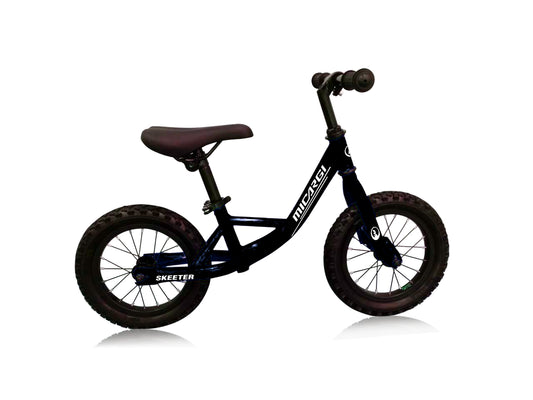 Micargi SKEETER 12" Push Bikes Steel Frame Air Tire, Wheel Black-Black