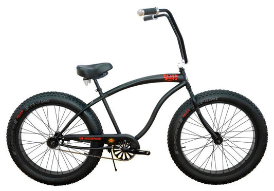 Micargi SLUGO-A 26" Large Mono Tube Cruiser Bike | Fat Tire Bike | Bike Lover USA