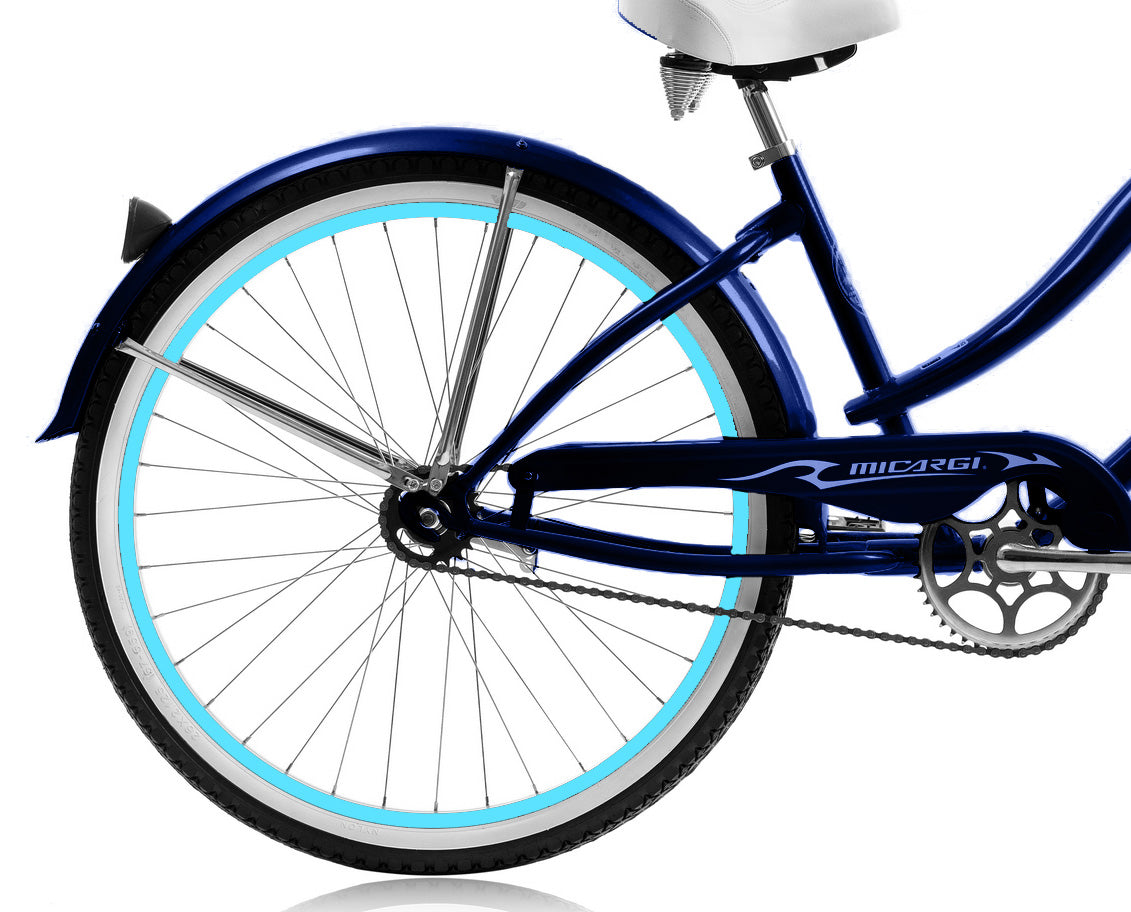 Micargi 26" Large Mono Tube Cruiser w/ Coaster Brake - Dark Blue