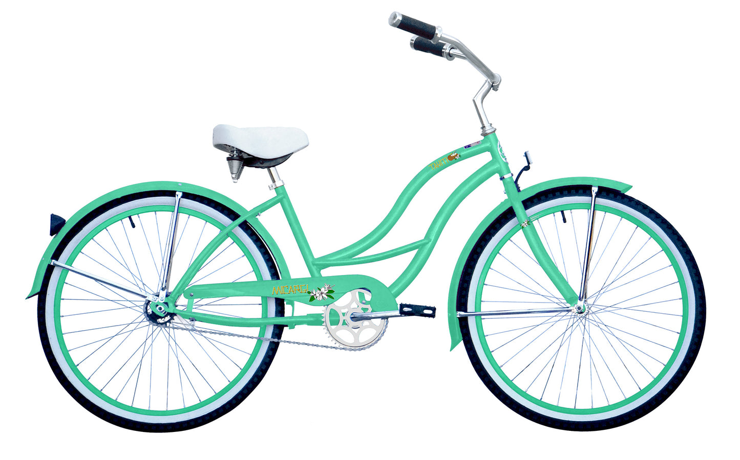 Micargi 26" TAHITI Bike - Matte Green | Cruiser Bike | Bike Lover USA