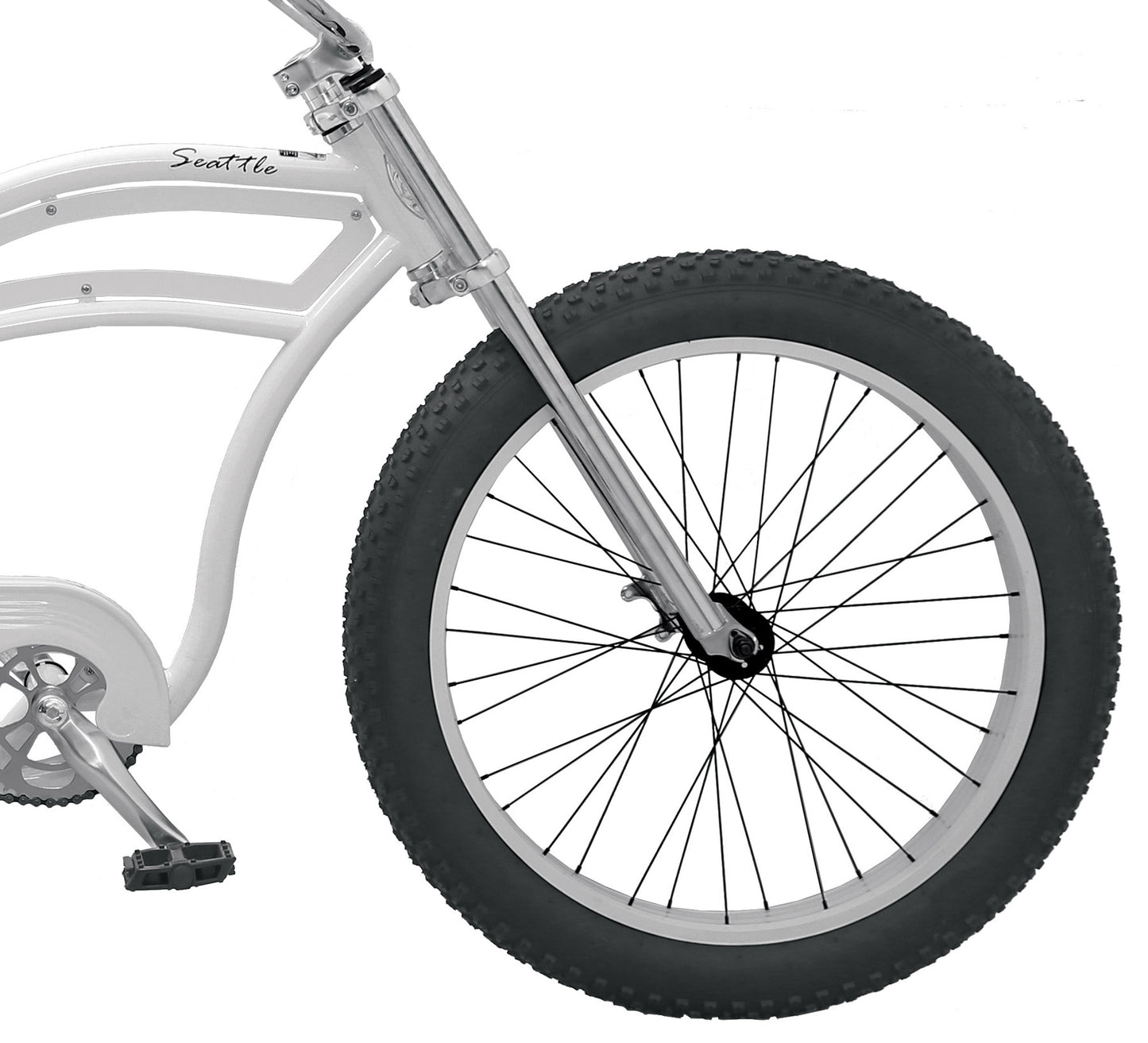 Micargi SEATTLE 26" Stretch Cruiser Bike | Fat Tire Bike | Bike Love USA