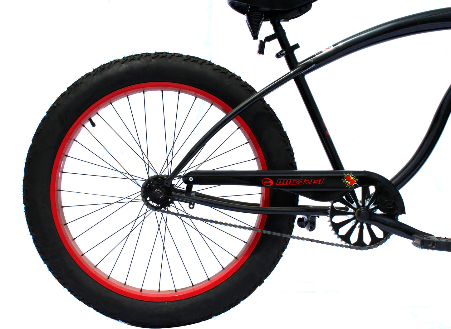Micargi SLUGO-A 26" Large Mono Tube Cruiser Bike | Fat Tire Bike | Bike Lover USA
