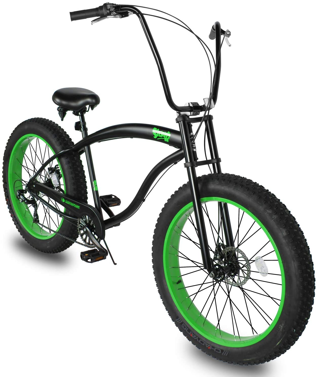 Micargi  26" SLUGO SS 7SP - Black with Neon Green