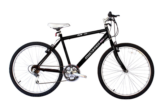 Micargi M50 26" MTB 18-SP Steel Frame Steel Rims 36H-Black