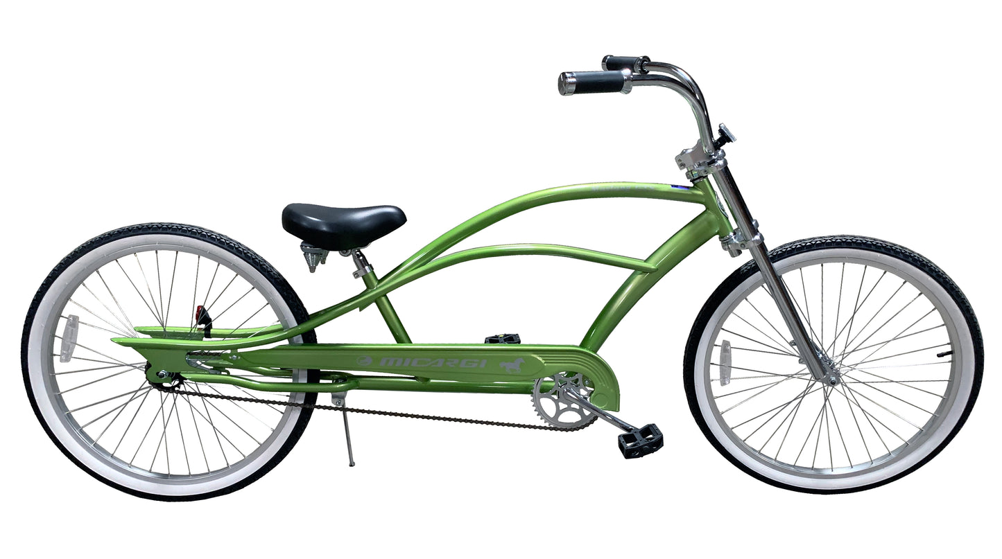 Micargi Mustang 26" Cantilever Stretch Cruiser w/ Triple Tree Chopper fork , Coaster Brake-68H