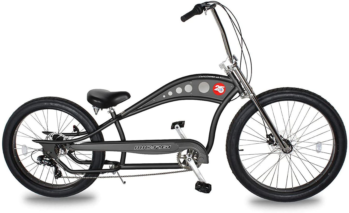 Micargi VANCOUVER-GT7 Micargi 26" Stretch Cruiser Bike | Bike Lover USA