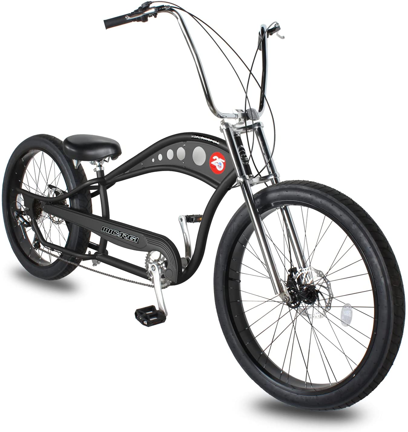 Micargi VANCOUVER-GT7 Micargi 26" Stretch Cruiser Bike | Bike Lover USA