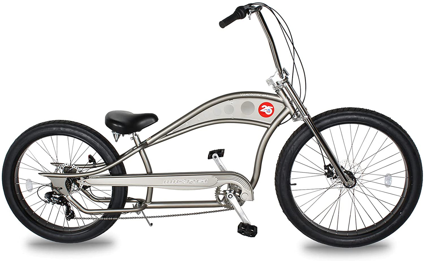 Micargi VANCOUVER-GT7 Micargi 26" Stretch Cruiser Bike | Bike Lover USA