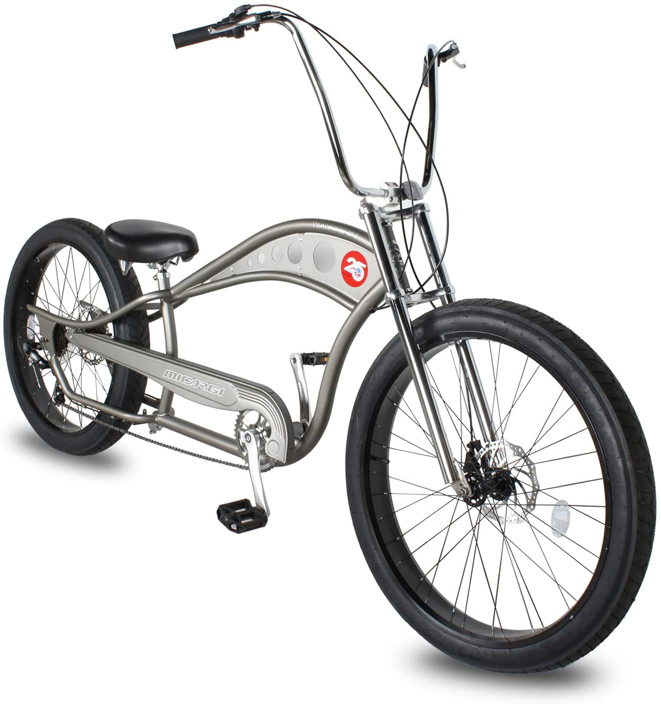 Micargi VANCOUVER-GT7 Micargi 26" Stretch Cruiser Bike | Bike Lover USA