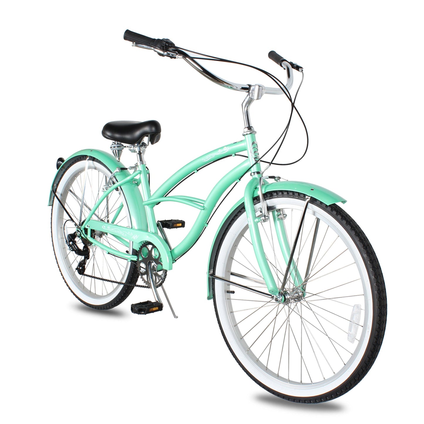 Micargi 26" PANTERA 7SP - Mint Green | Cruiser Bike | Bike Lover USA