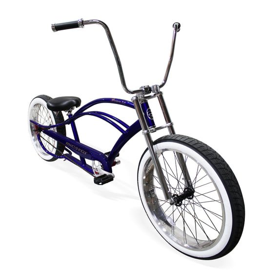 Micargi 26" BRONCO 3.0 - Dark Blue | Coaster Brake Beach Cruiser | Bike Lover USA