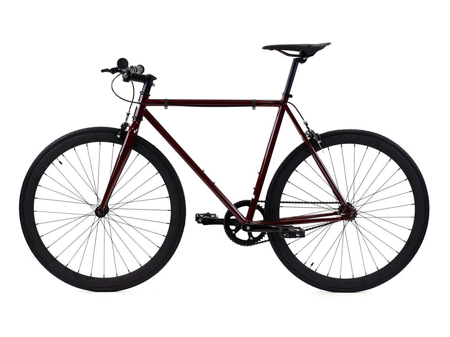 Golden Cycles GC-Redrum Single Speed Road Bike Steel Frame 700c Wheels Flip-Flop Hub