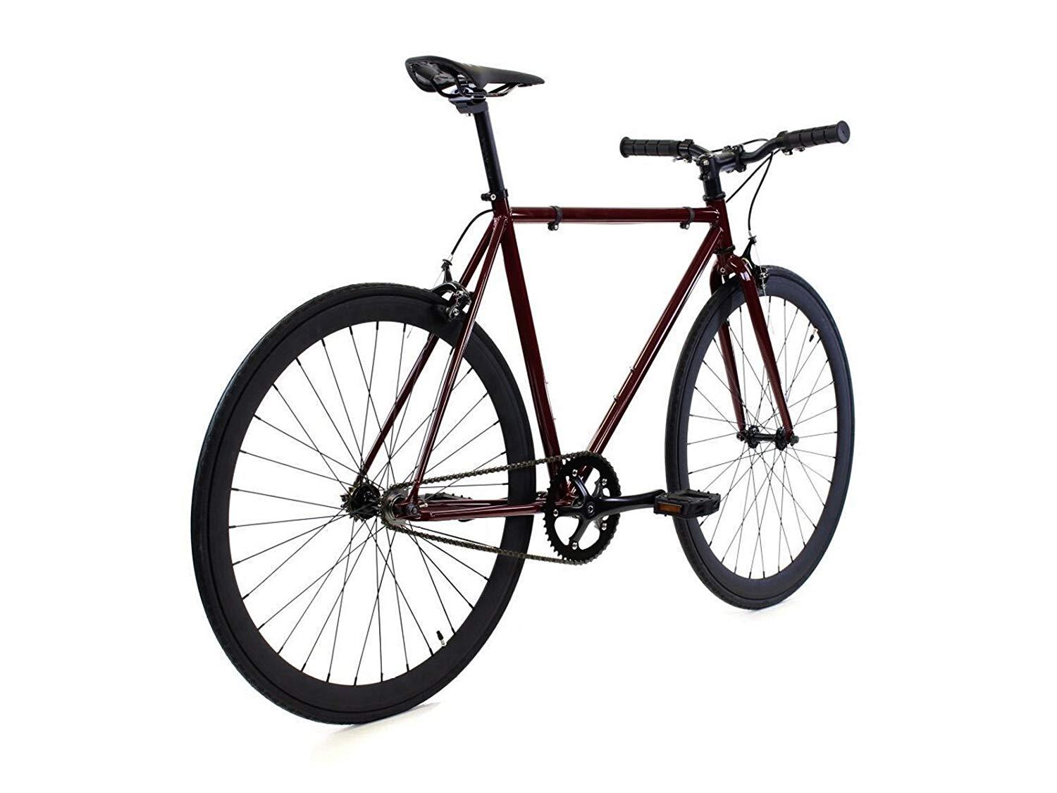 Golden Cycles GC-Redrum Single Speed Road Bike Steel Frame 700c Wheels Flip-Flop Hub