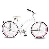 Tracer NOVA 26" Beach Cruiser Bike Single Speed for WOMEN