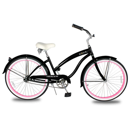 Tracer NOVA 26" Beach Cruiser Bike Single Speed for WOMEN