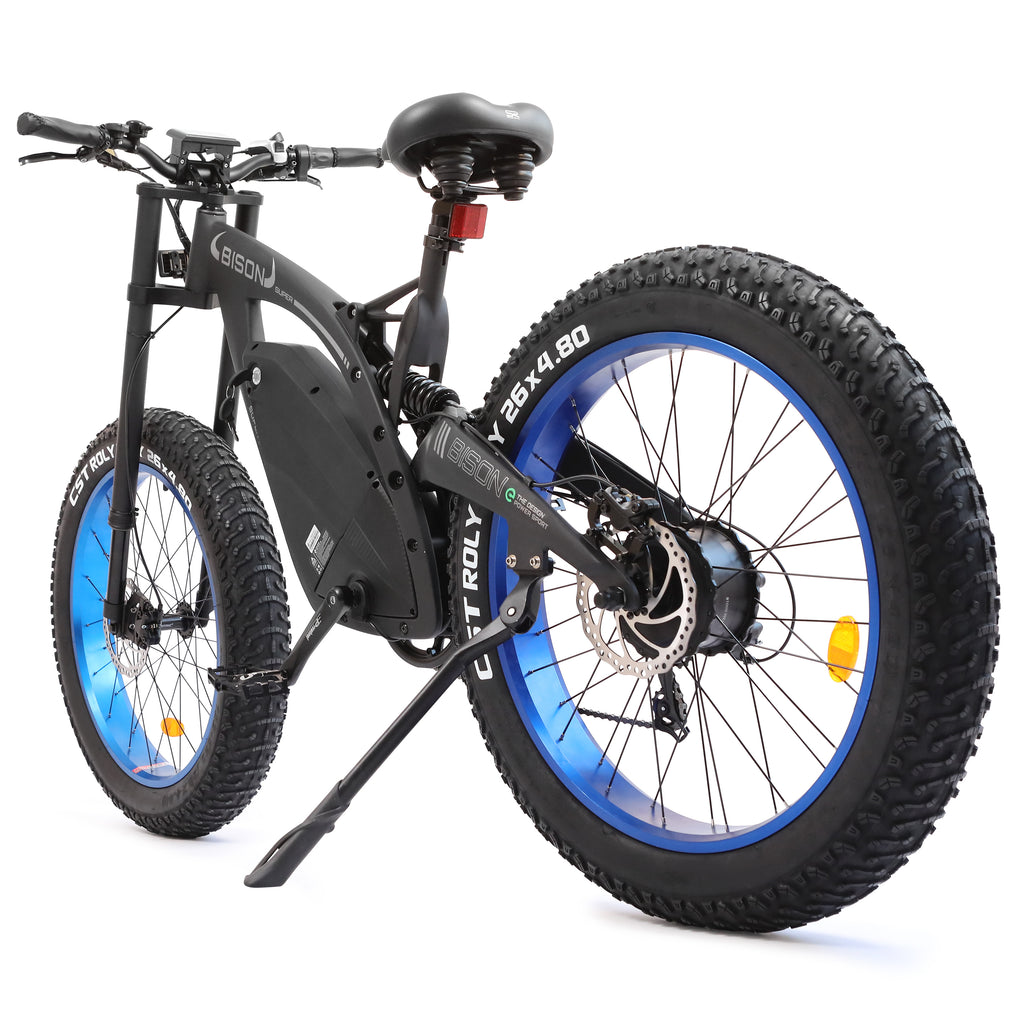 Ecotric Big Fat Tire E-Bike Bison - Matt Black