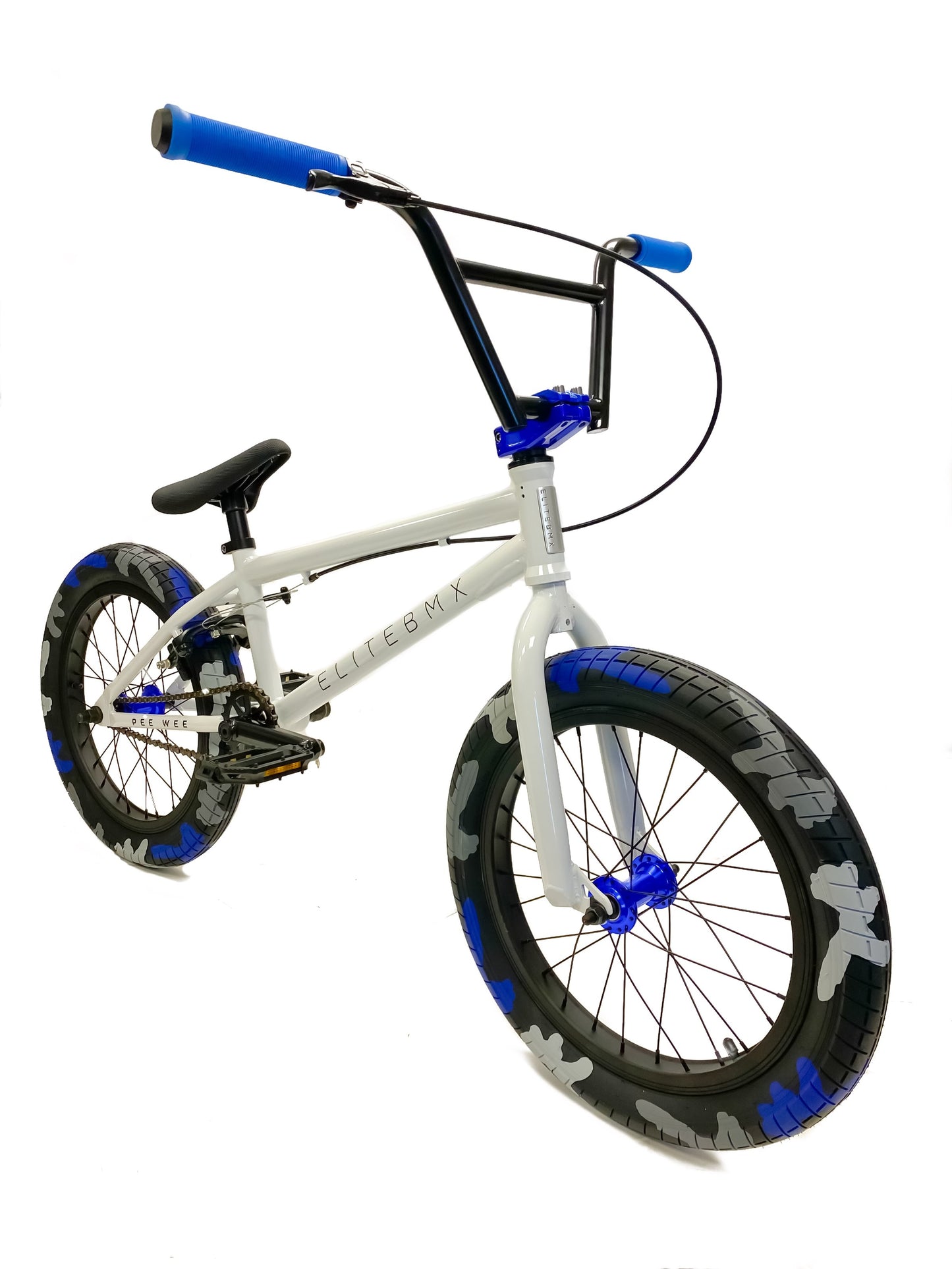 Elite BMX Pee Wee 18" - Blue White | Elite BMX Bike | Bike Lovers USA