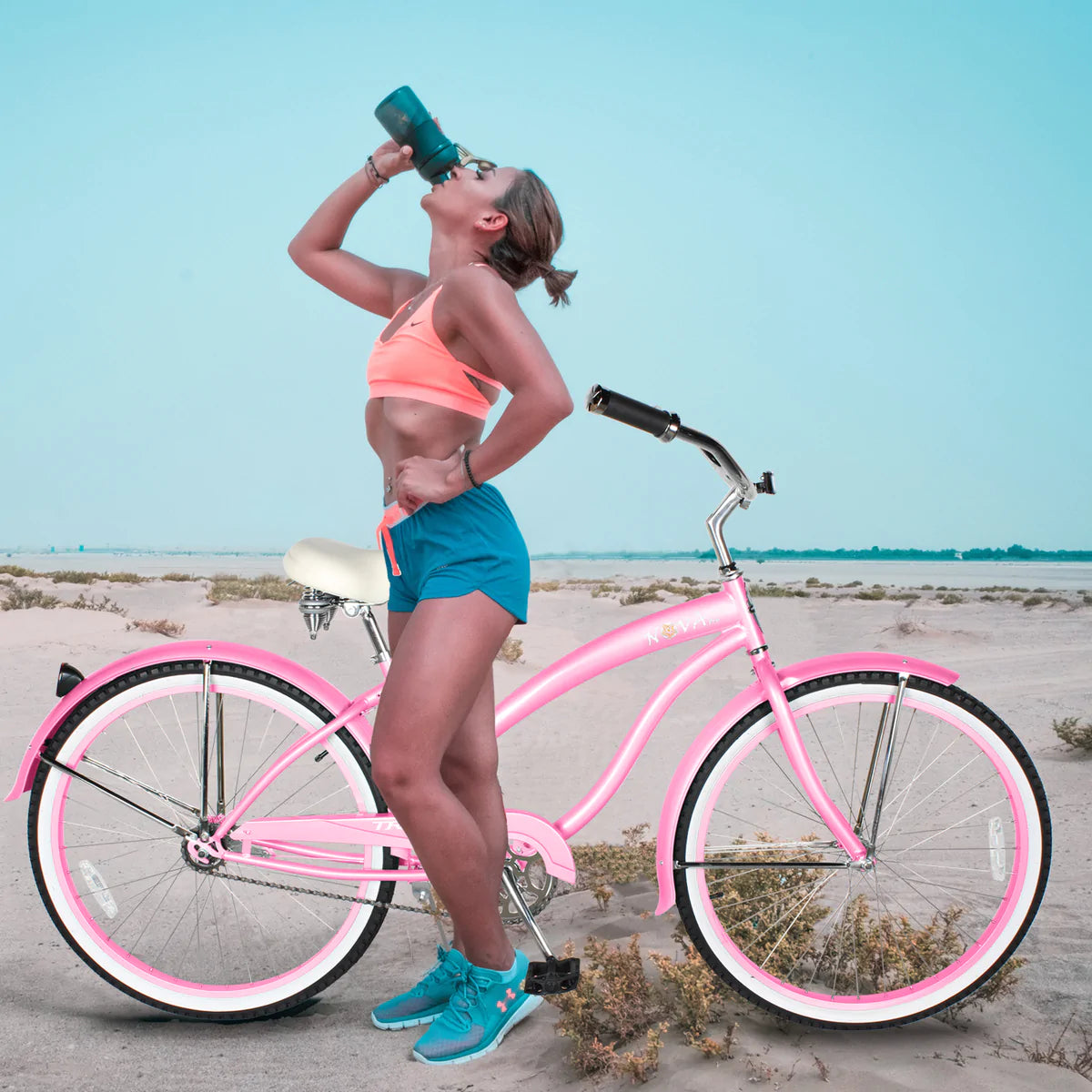 Tracer Nova Single Speed 26" Beach Cruiser Bike - Pink | Single Speed | Cruiser Bike | Adult Bikes | Beach Cruiser Bikes | Bike Lover USA