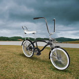 Tracer Hyena Classic Beach Lowrider Bike w/140H Wheel, Single Speed, w/ Banana Seat