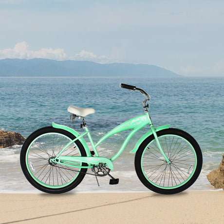Tracer AVERA-F 26" Beach Cruiser Bike Single Speed for Women