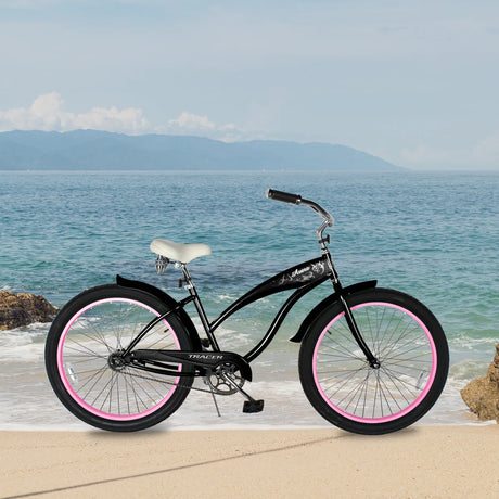 Tracer AVERA-F 26" Beach Cruiser Bike Single Speed for Women