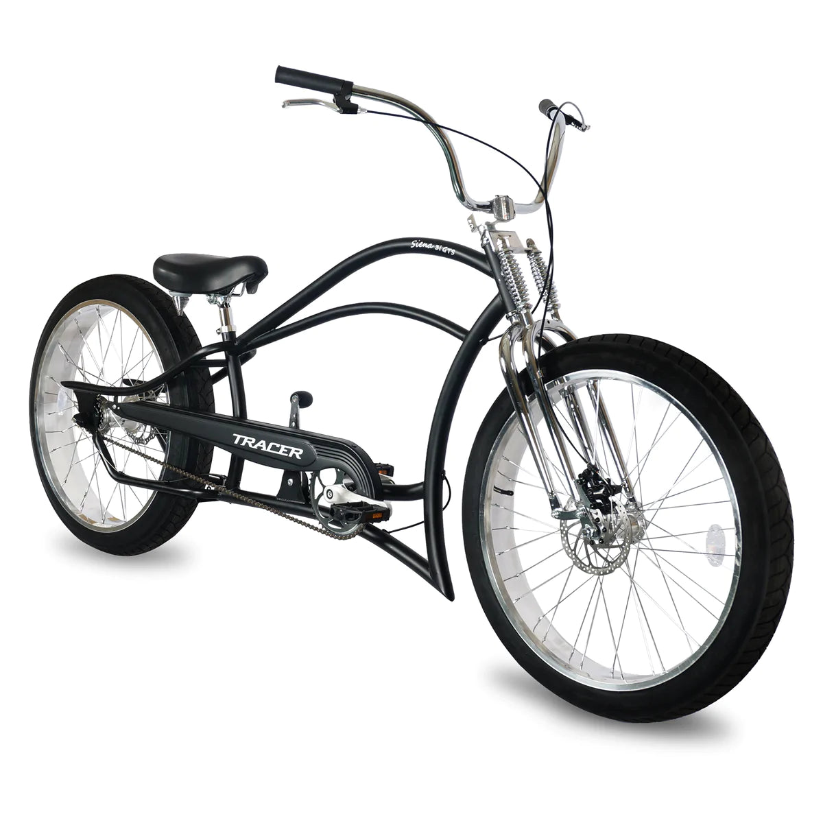 Tracer SIENA GTS 3i Internal 3-Speed Classical Stretch Beach Cruiser Bikes w/ Shifting Rod