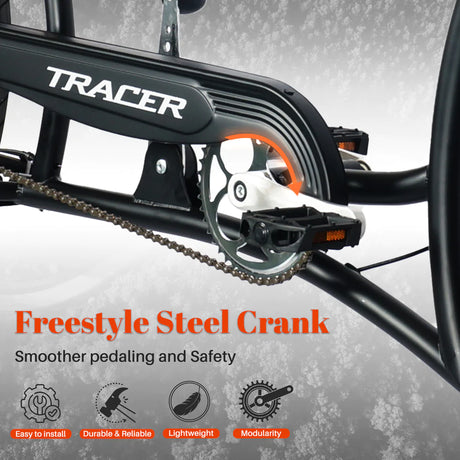 Tracer SIENA GTS 3i Internal 3-Speed Classical Stretch Beach Cruiser Bikes w/ Shifting Rod