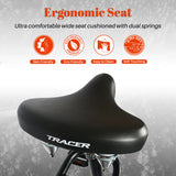 Tracer SIENA GTS 3i Internal 3-Speed Classical Stretch Beach Cruiser Bikes w/ Shifting Rod
