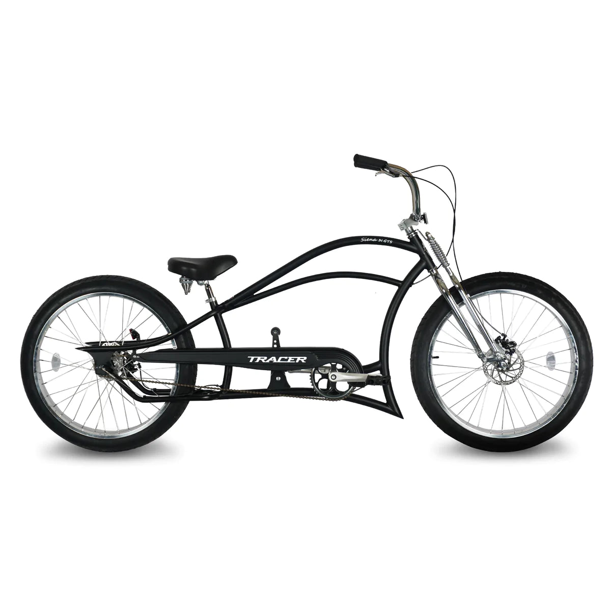 Tracer SIENA GTS 3i Internal 3-Speed Classical Stretch Beach Cruiser Bikes w/ Shifting Rod
