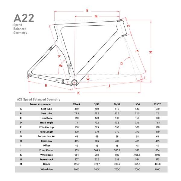 AERO Disc Road Frame A22