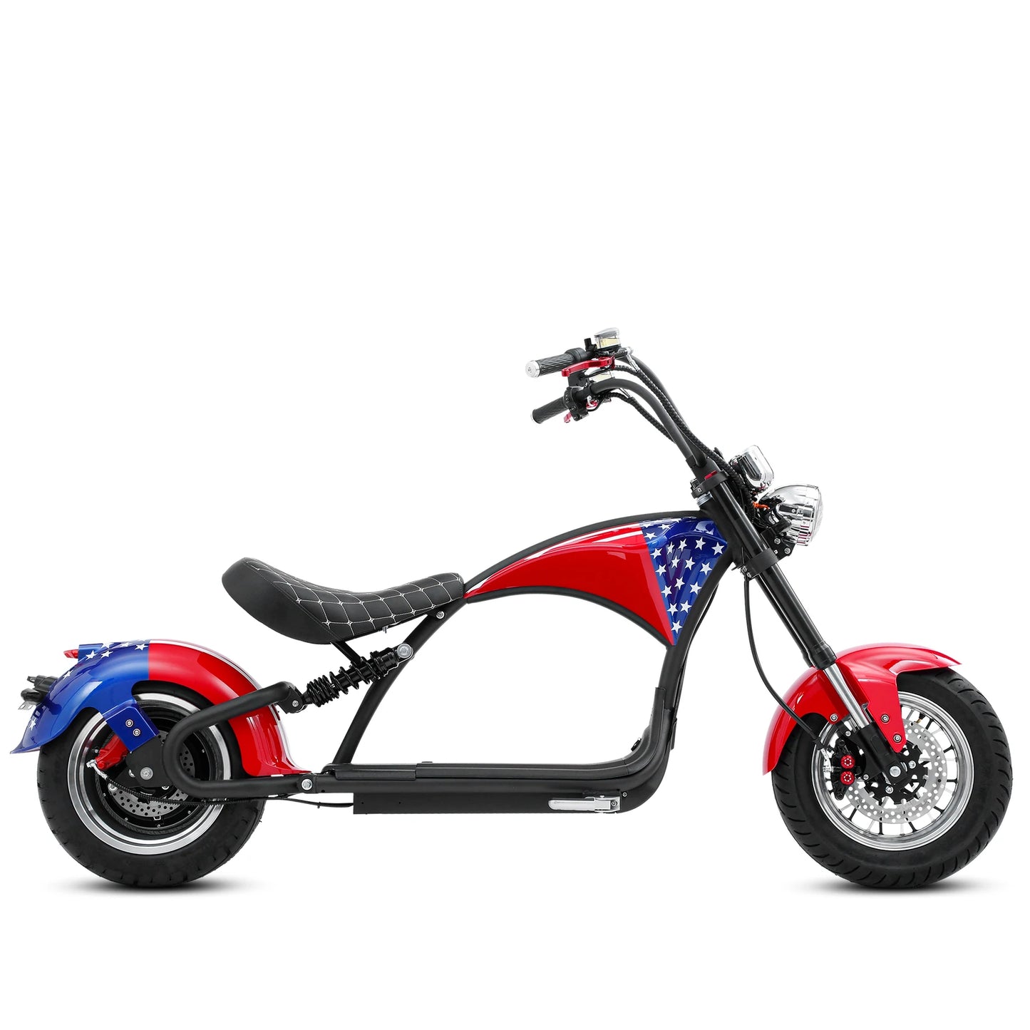 M1P Fat Tire Electric Citycoco Scooter - American Flag