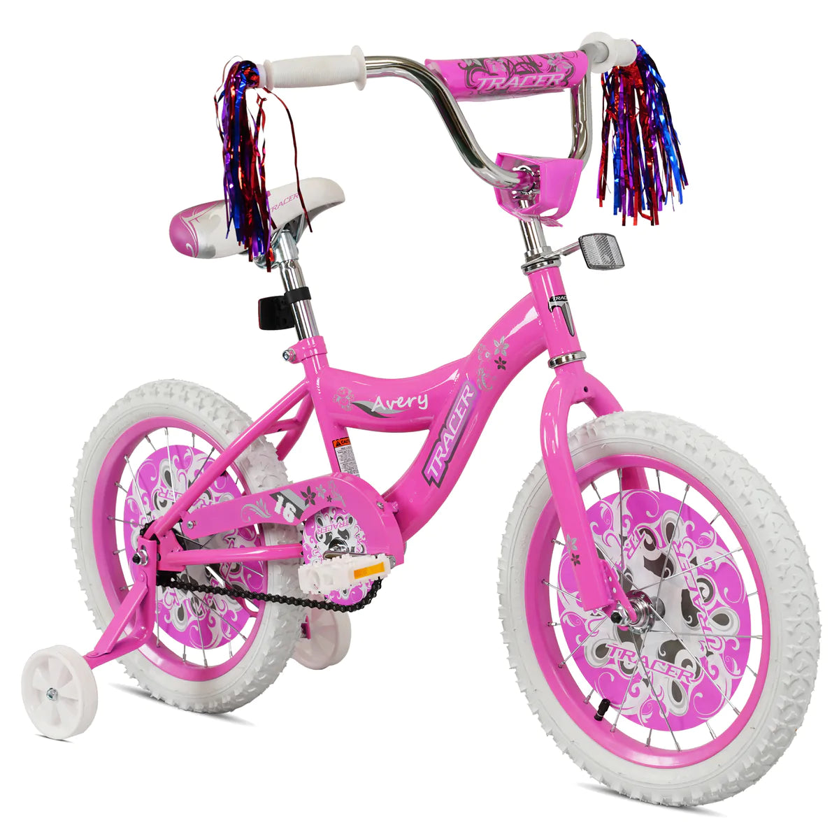 Tracer Avery 16 Inch Kids Bike - Pink | Kids Bike | Logan | Kid's BMX Bikes | Freestyle BMX Bikes | BMX Bike | Tracer Bike | Bike Lover USA