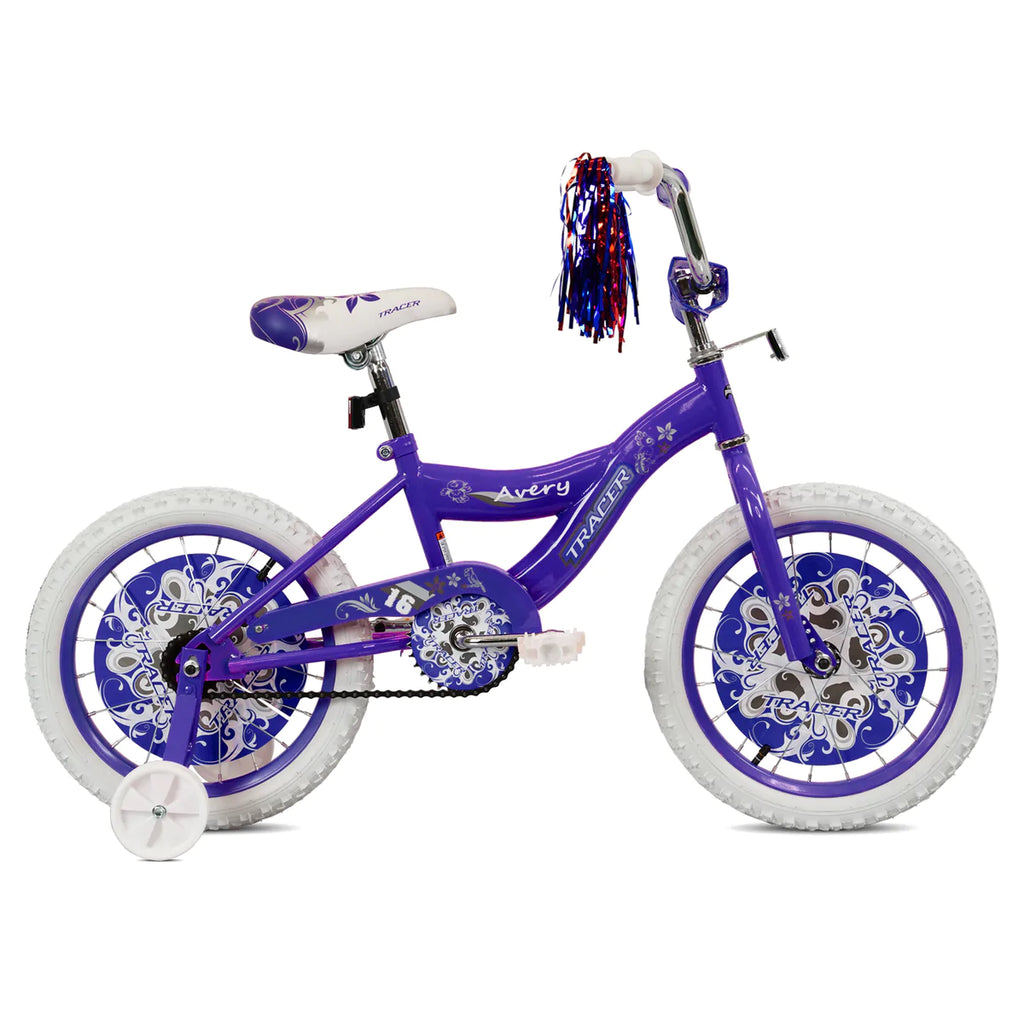 Tracer Avery 16 Inch Kids Bike - Purple | Kids Bike | Logan | Kid's BMX Bikes | Freestyle BMX Bikes | BMX Bike | Tracer Bike | Bike Lover USA