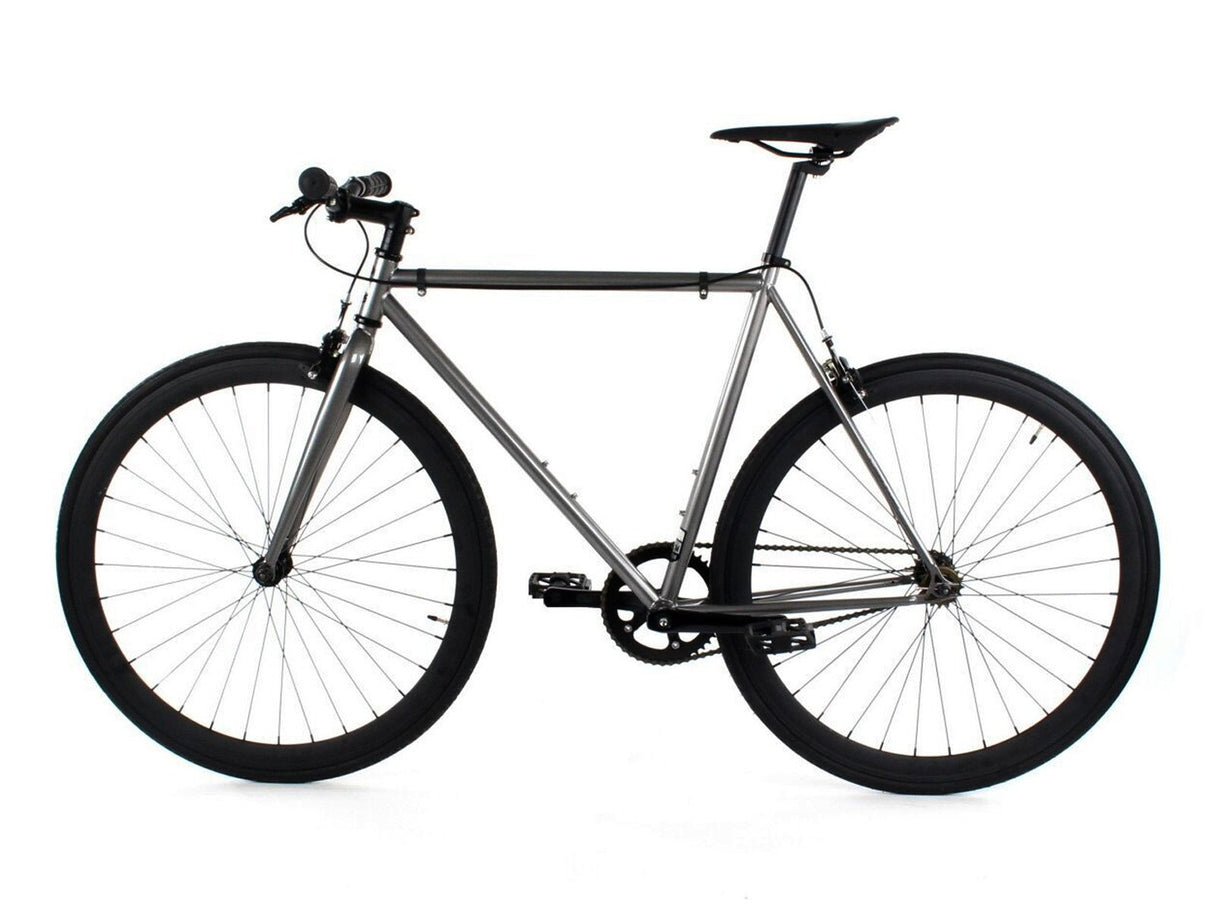 Golden Cycles GC-Asphalt Single Speed Road Bike Steel Frame 700c Wheels Flip-Flop Hub