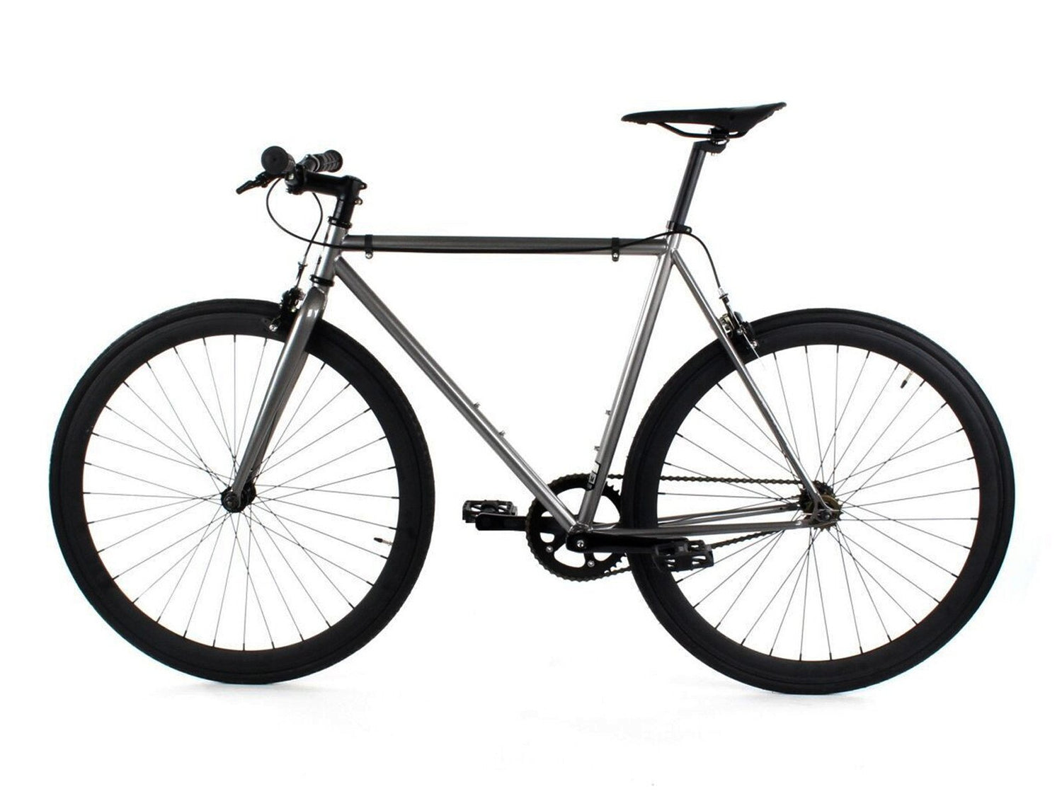 Golden Cycles GC-Asphalt Single Speed Road Bike Steel Frame 700c Wheels Flip-Flop Hub