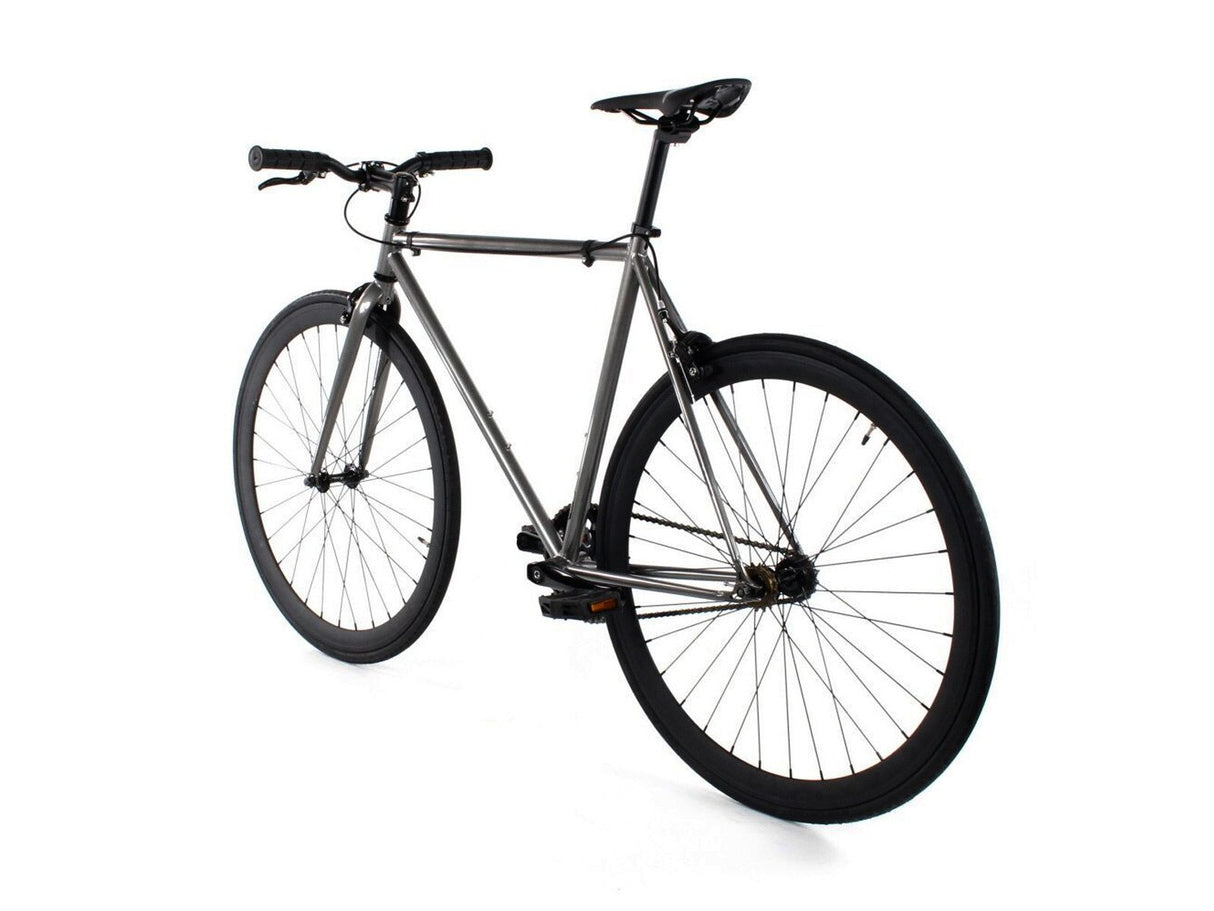 Golden Cycles GC-Asphalt Single Speed Road Bike Steel Frame 700c Wheels Flip-Flop Hub